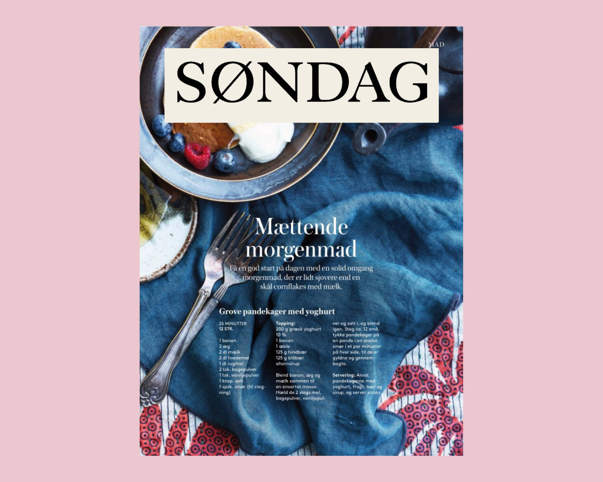 📰 SØNDAG: Mættende morgenmad