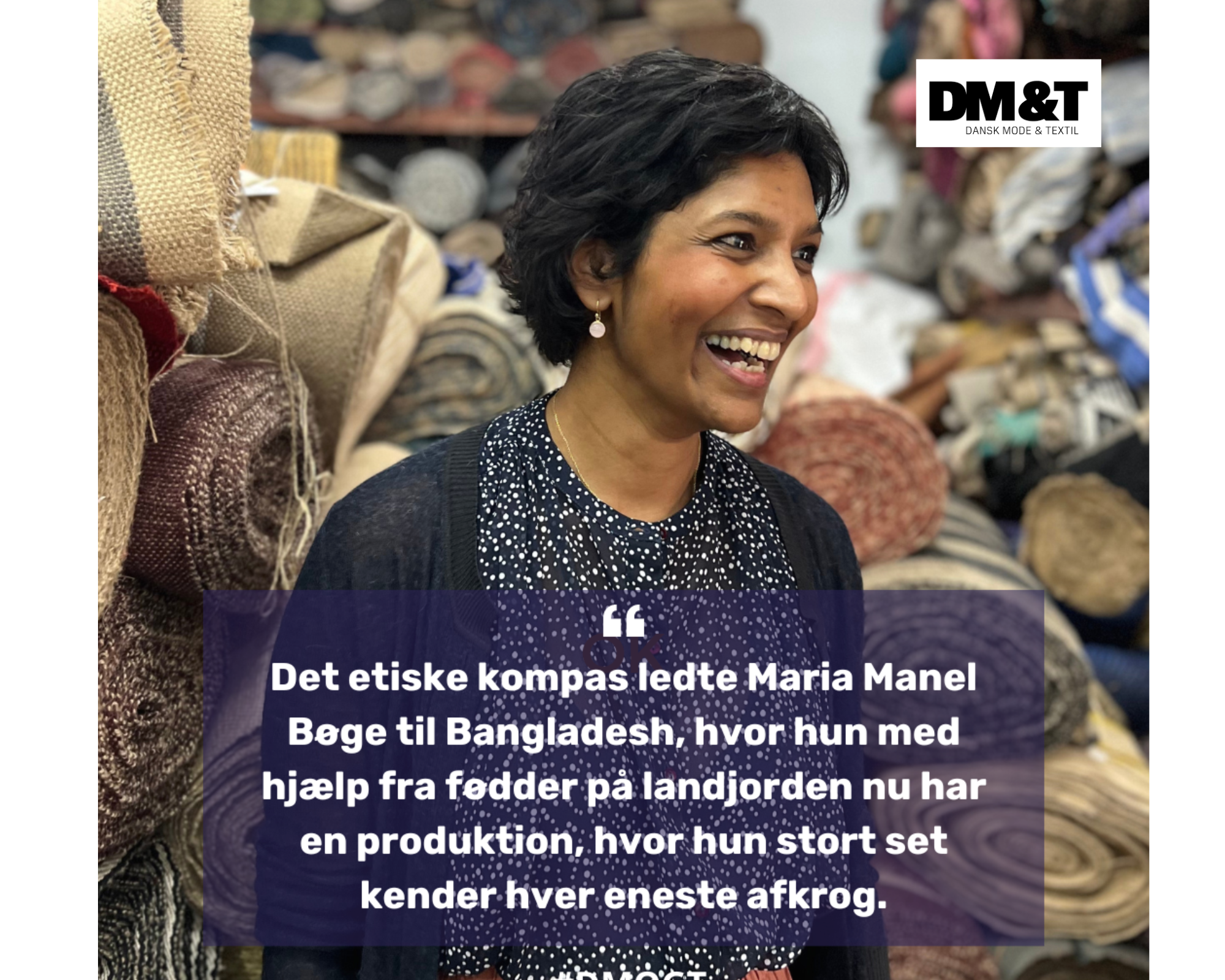 📰 Dansk Mode & Textil: Behovet for en fuldkommen transparent værdikæde ledte Manelleh til Bangladesh.