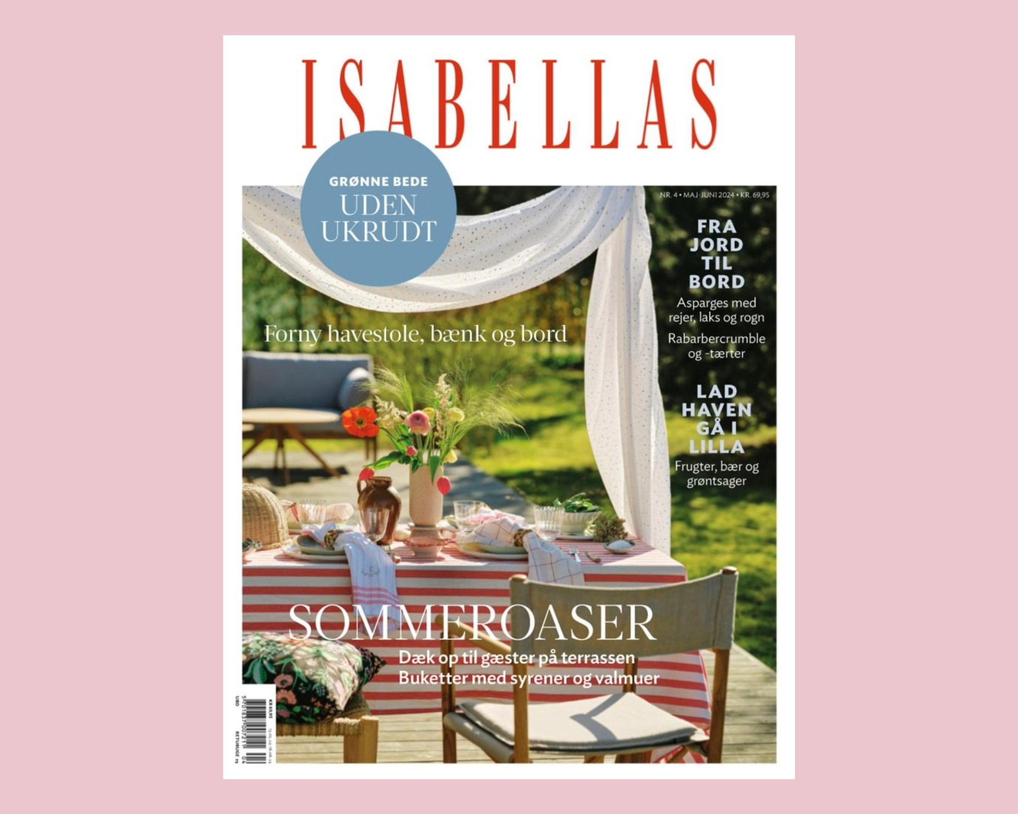 📰 ISABELLAS: Sommeroaser. Dæk op til gæster på terrassen.