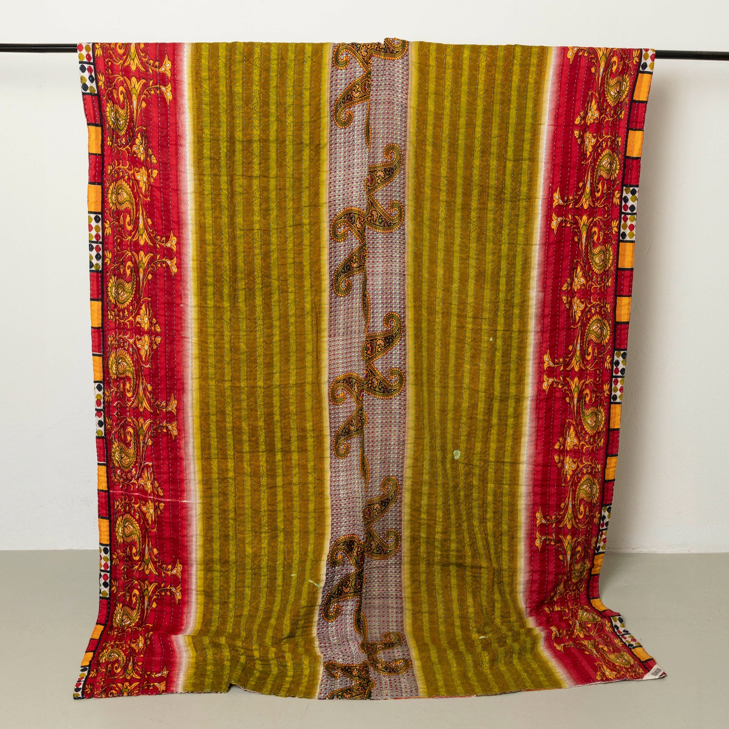 <tc>Cotton kantha blanket 140 x 200 cm</tc>