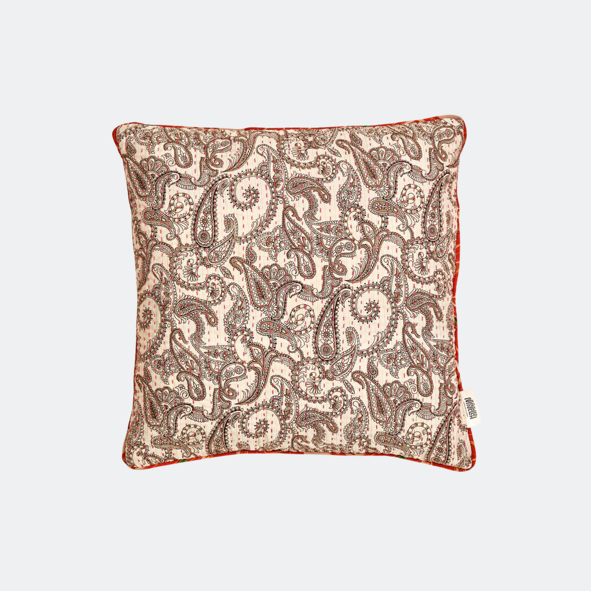 Unika kantha sari silkepude 40 x 40 cm