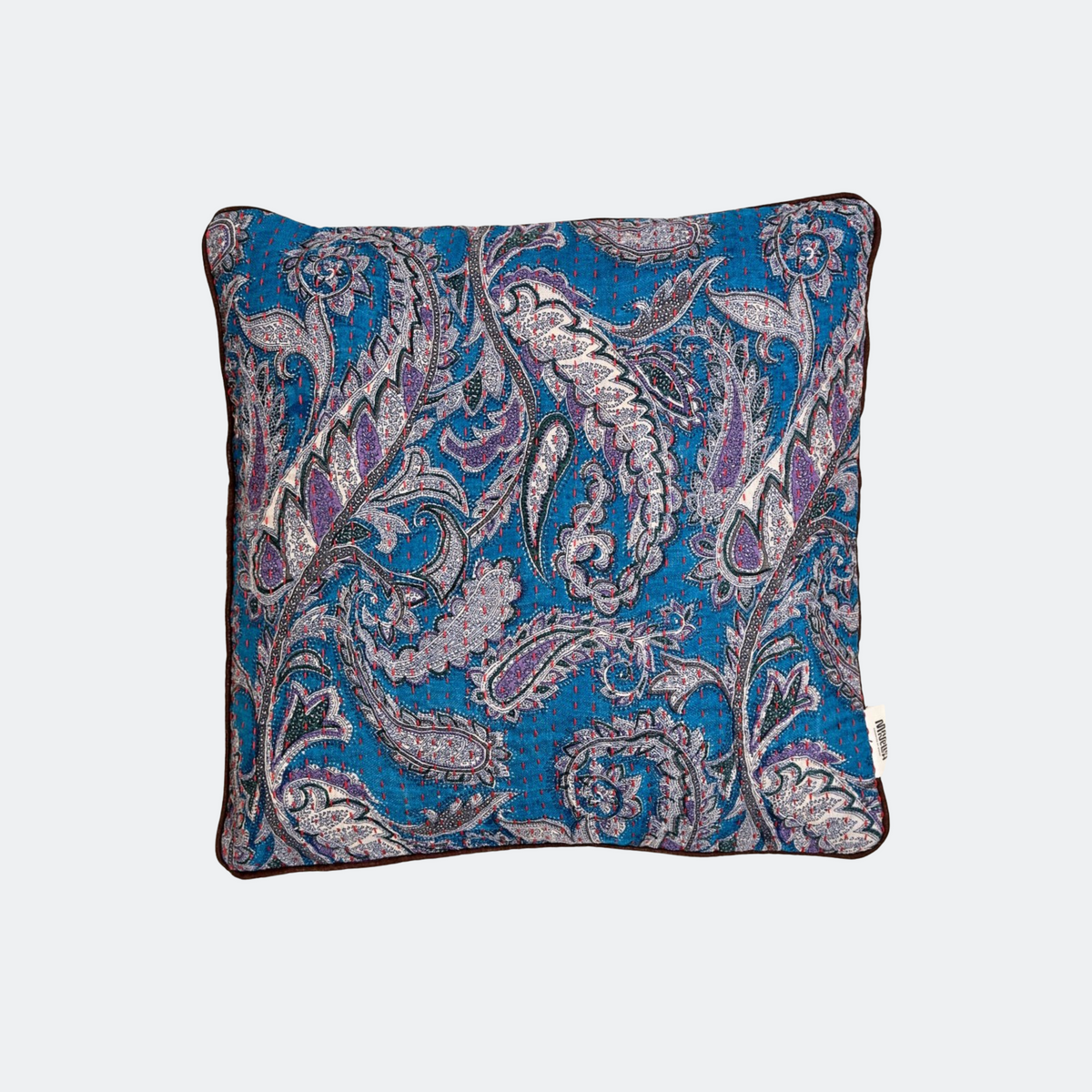 Unika kantha sari silkepude 40 x 40 cm