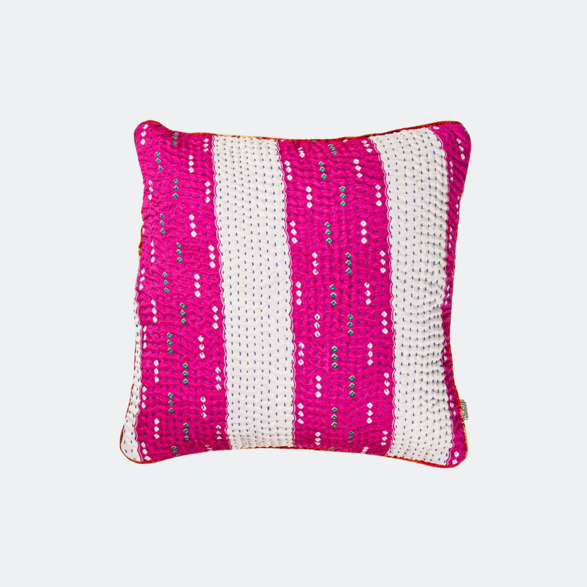 Unika kantha sari silkepude 40 x 40 cm