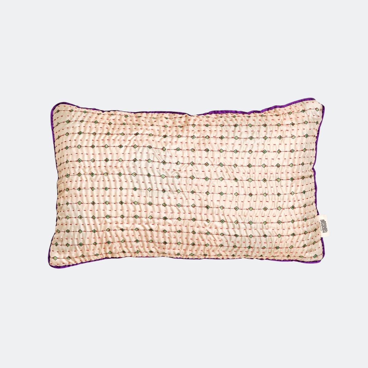 Unika kantha sari silkepude 30 x 50 cm