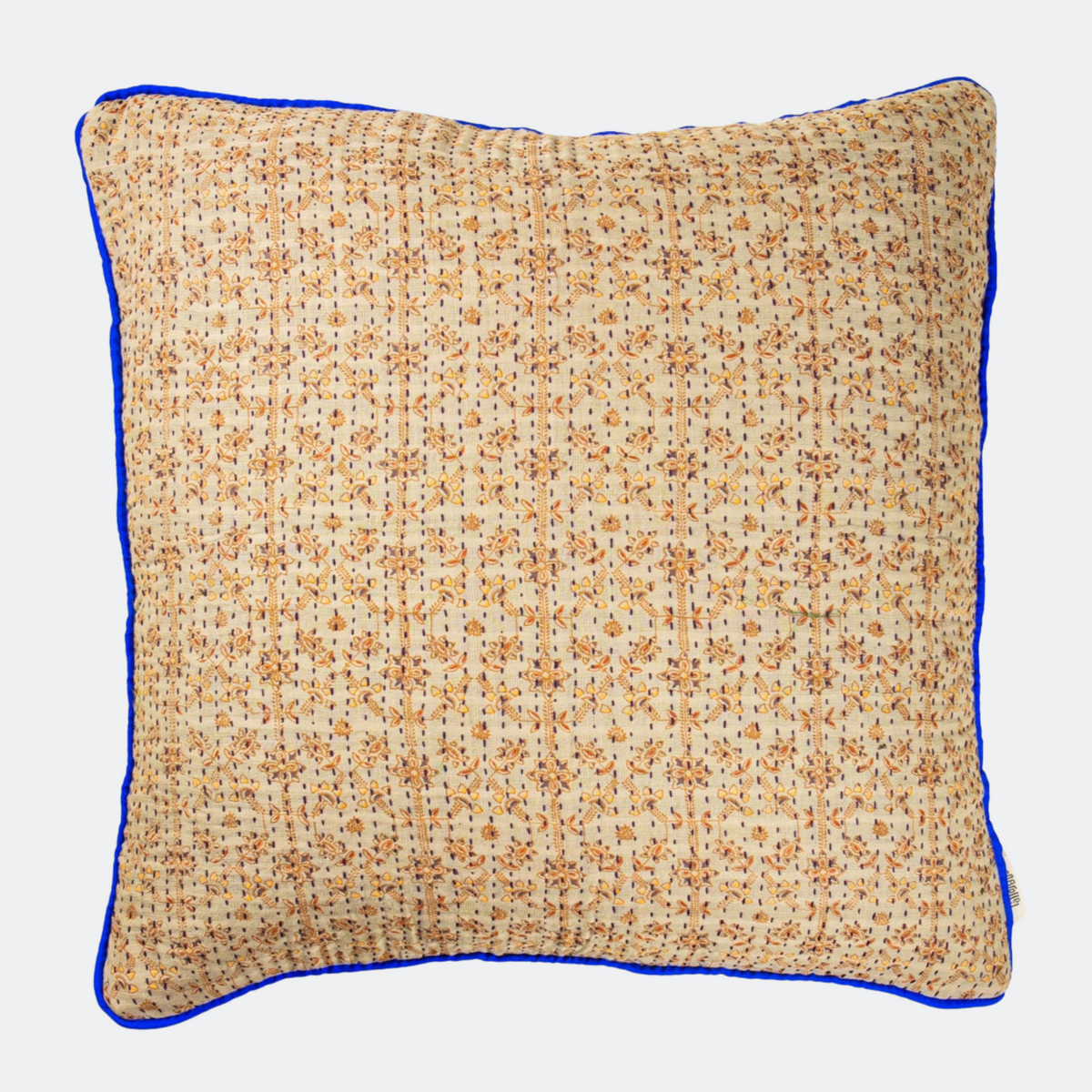 Unika kantha sari silkepude 60 x 60 cm