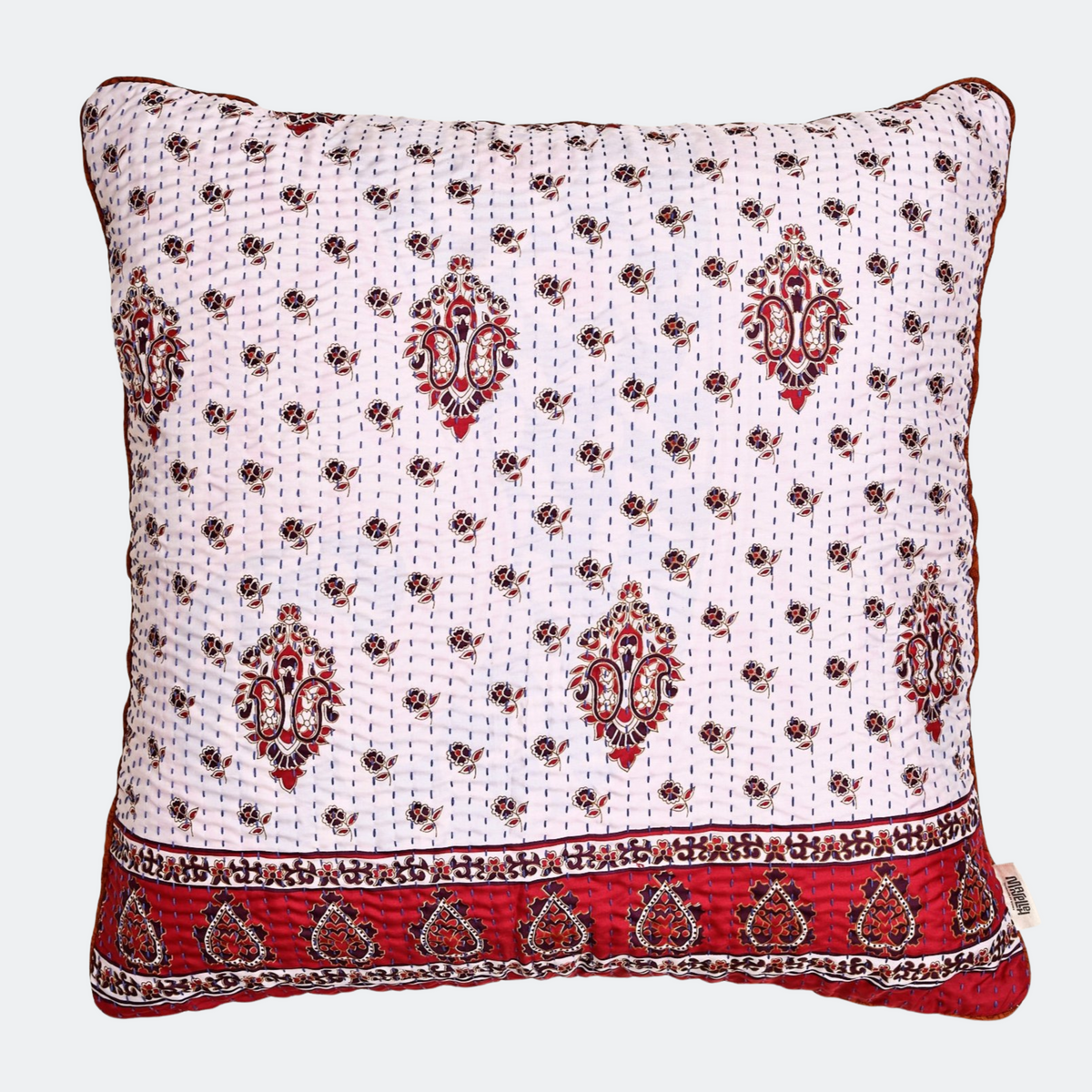 Unika kantha sari silkepude 60 x 60 cm