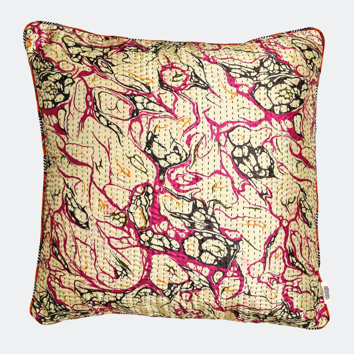 Unika kantha sari silkepude 60 x 60 cm