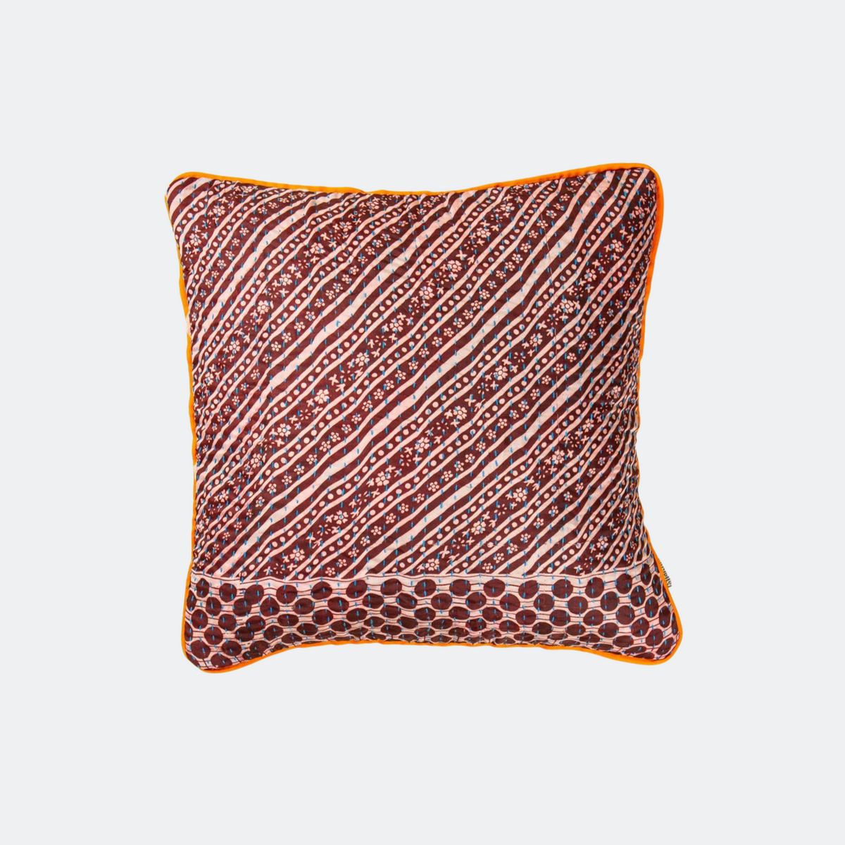 Unika kantha sari silkepude 40 x 40 cm