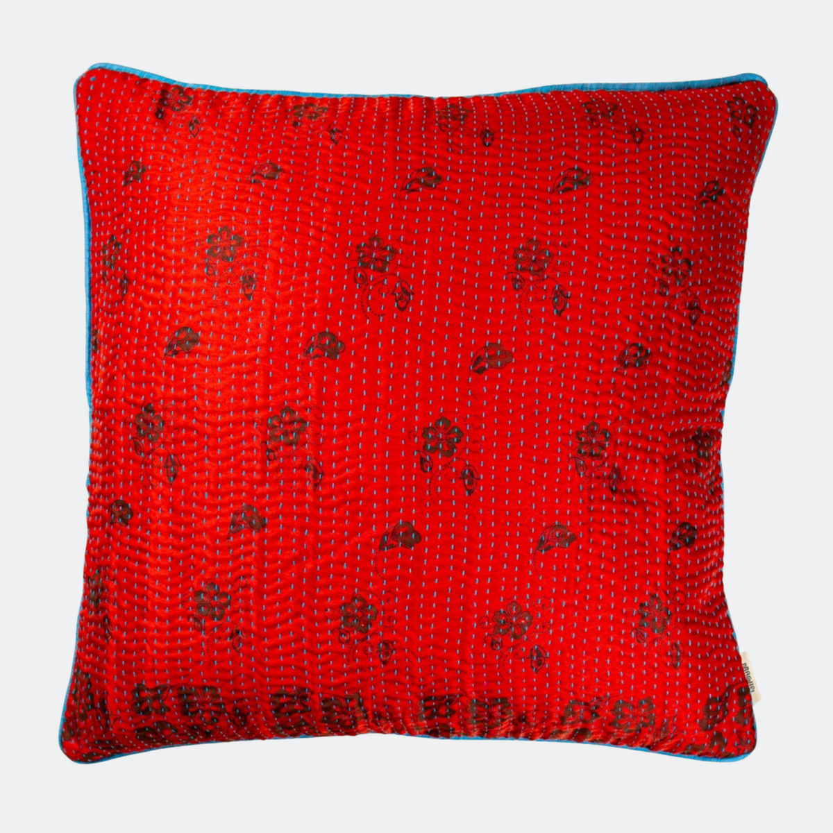Unika kantha sari silkepude 60 x 60 cm