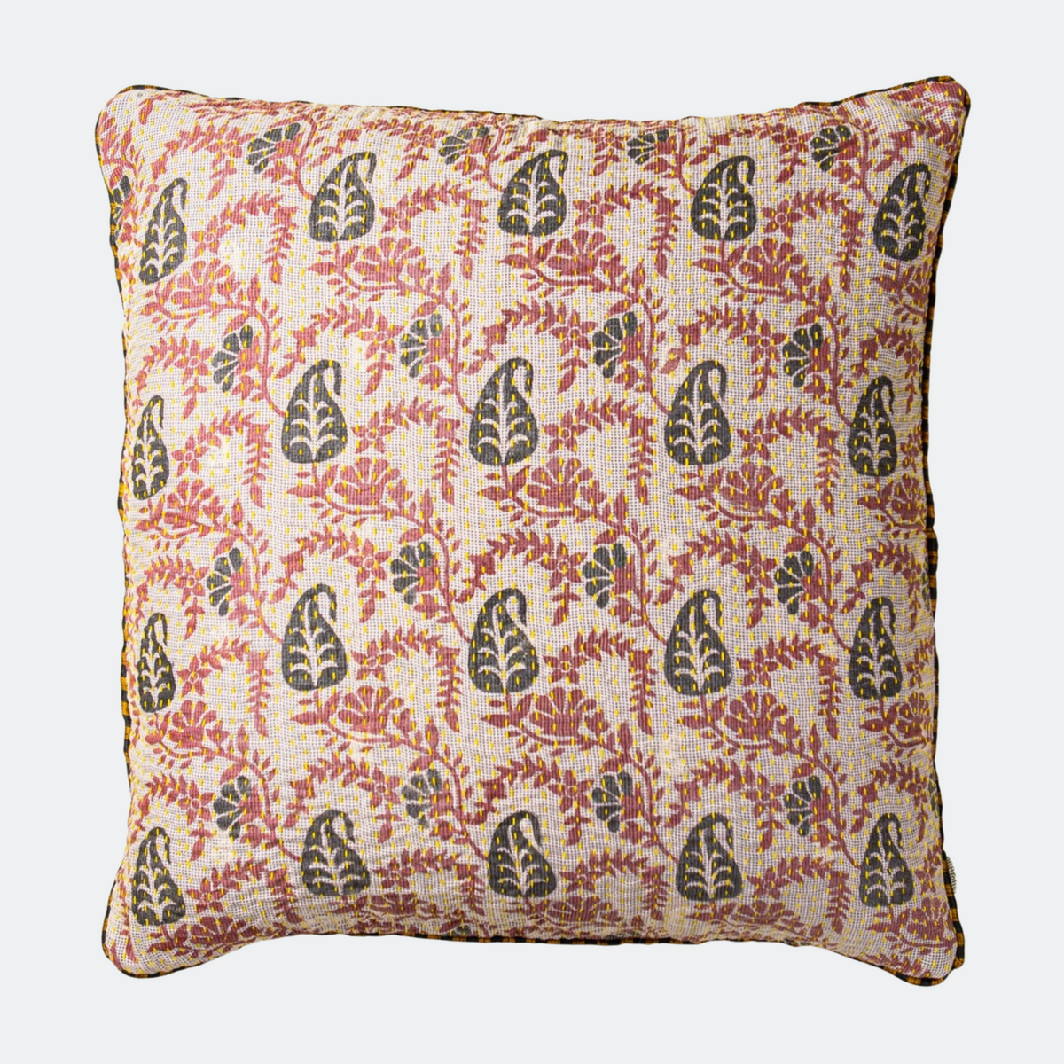 Unika kantha sari silkepude 60 x 60 cm