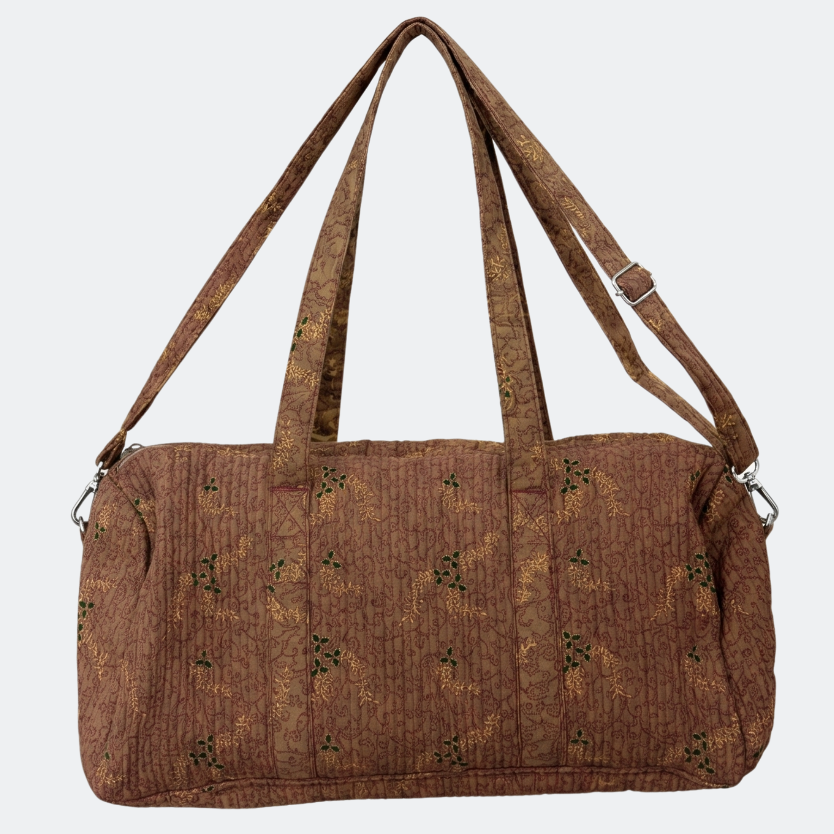 Travel bag (silk sari)
