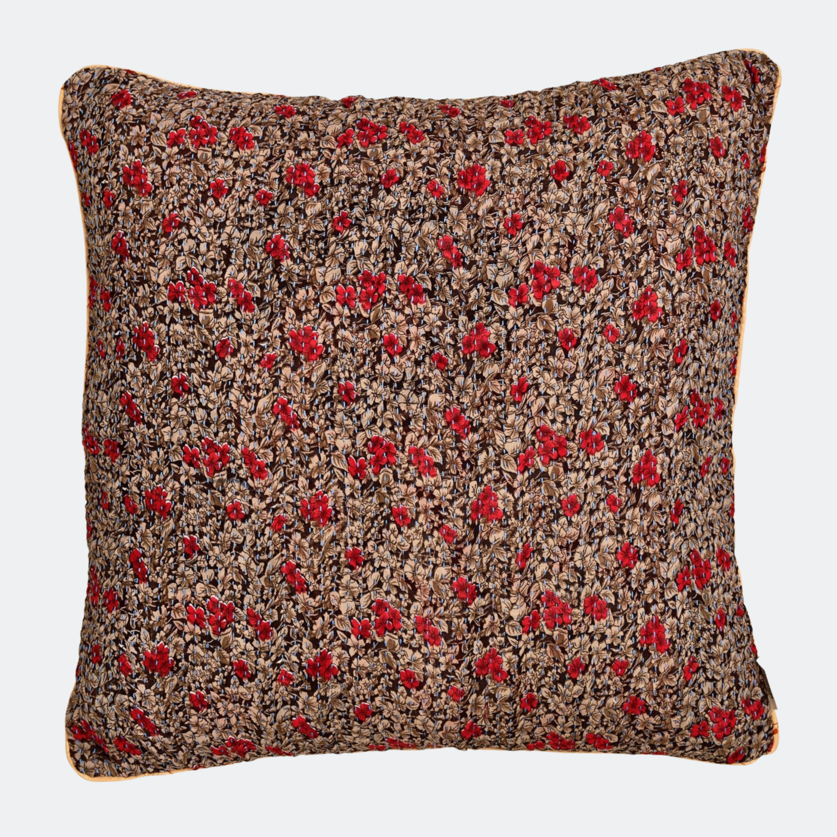 Unika kantha sari silkepude 60 x 60 cm