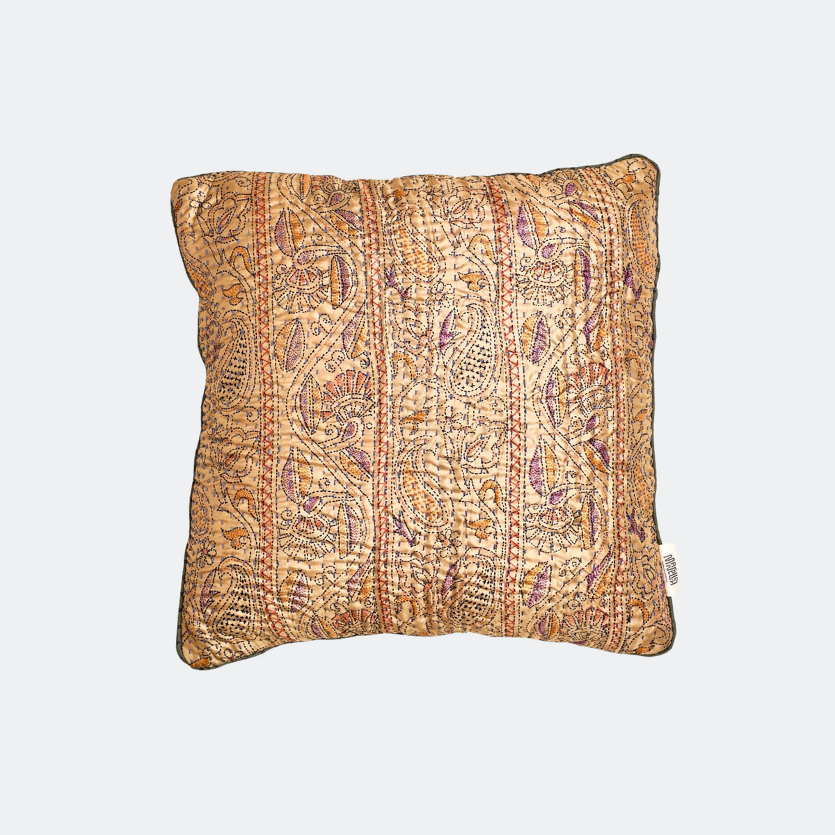 Unika kantha sari silkepude 40 x 40 cm