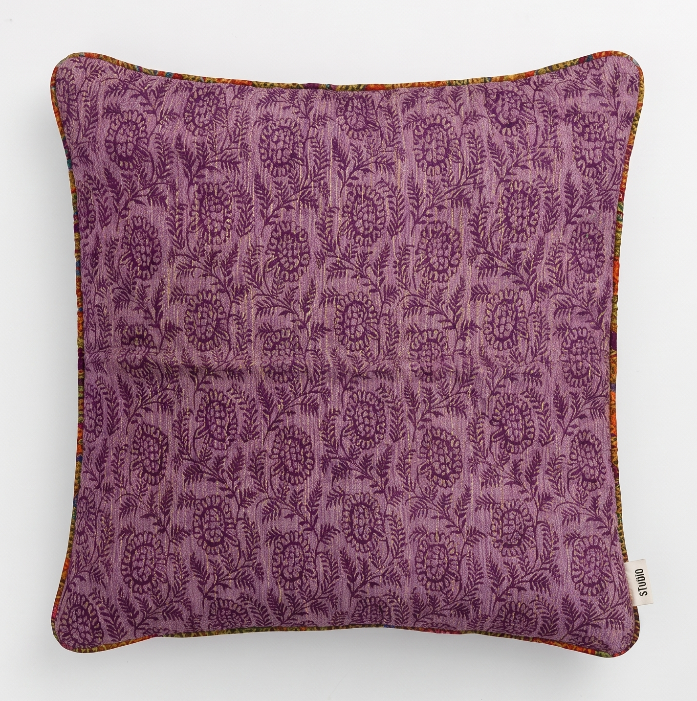 Unika kantha sari bomuldspude 60 x 60