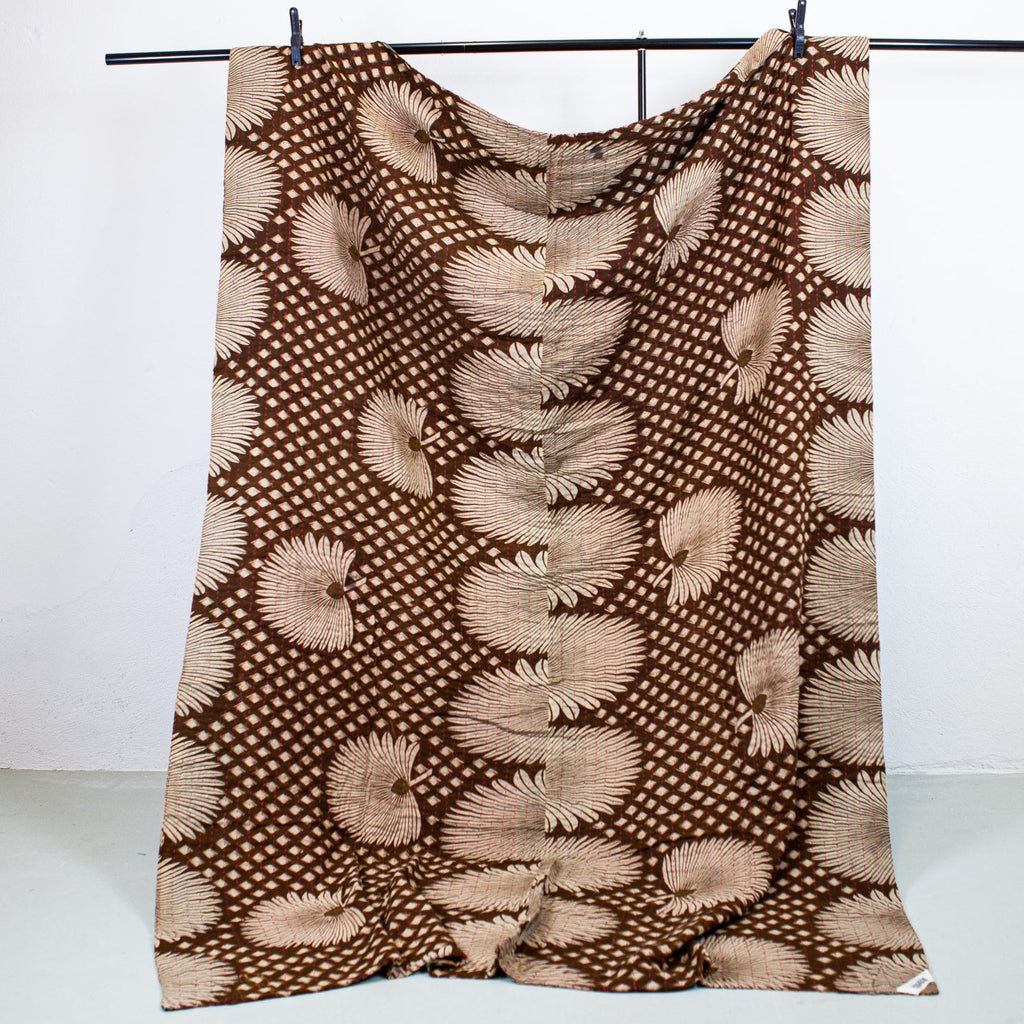 Unika sari kantha tæppe 140 x 200 cm