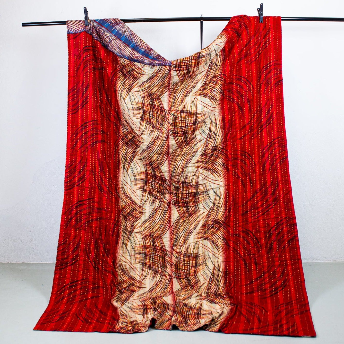 <tc>Cotton kantha blanket 140 x 200 cm</tc>