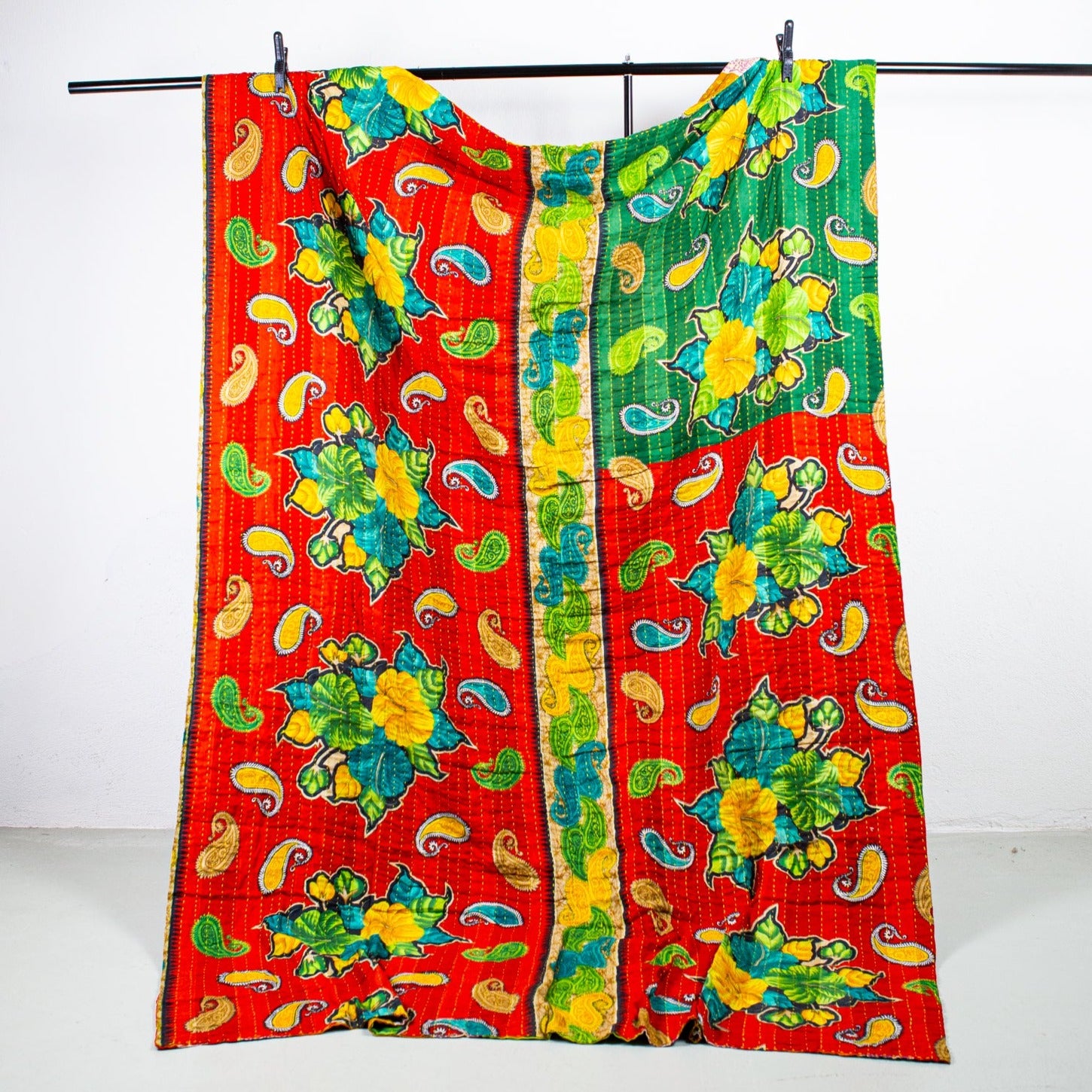 <tc>Cotton kantha blanket 140 x 200 cm</tc>