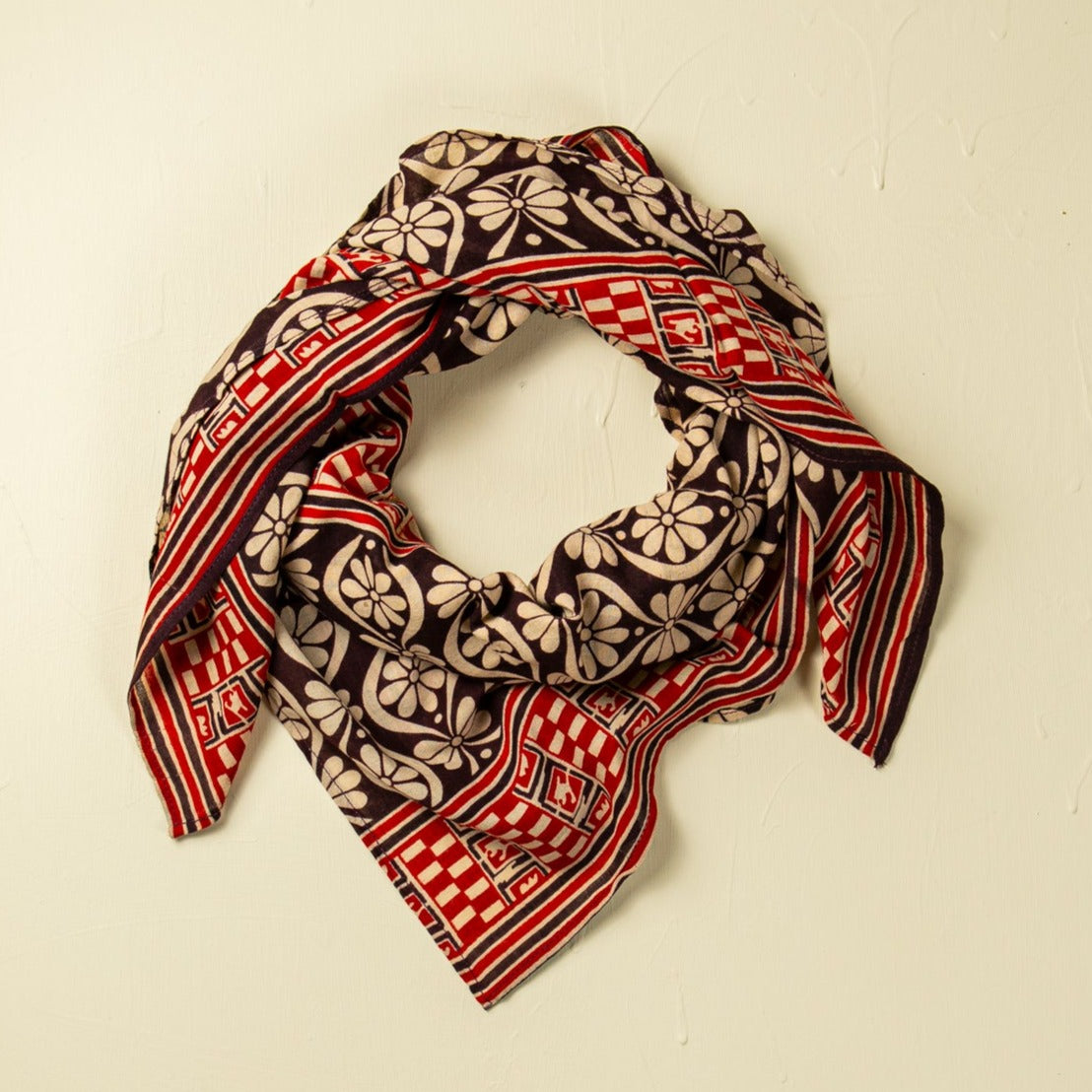 Cotton scarf 100 x 100