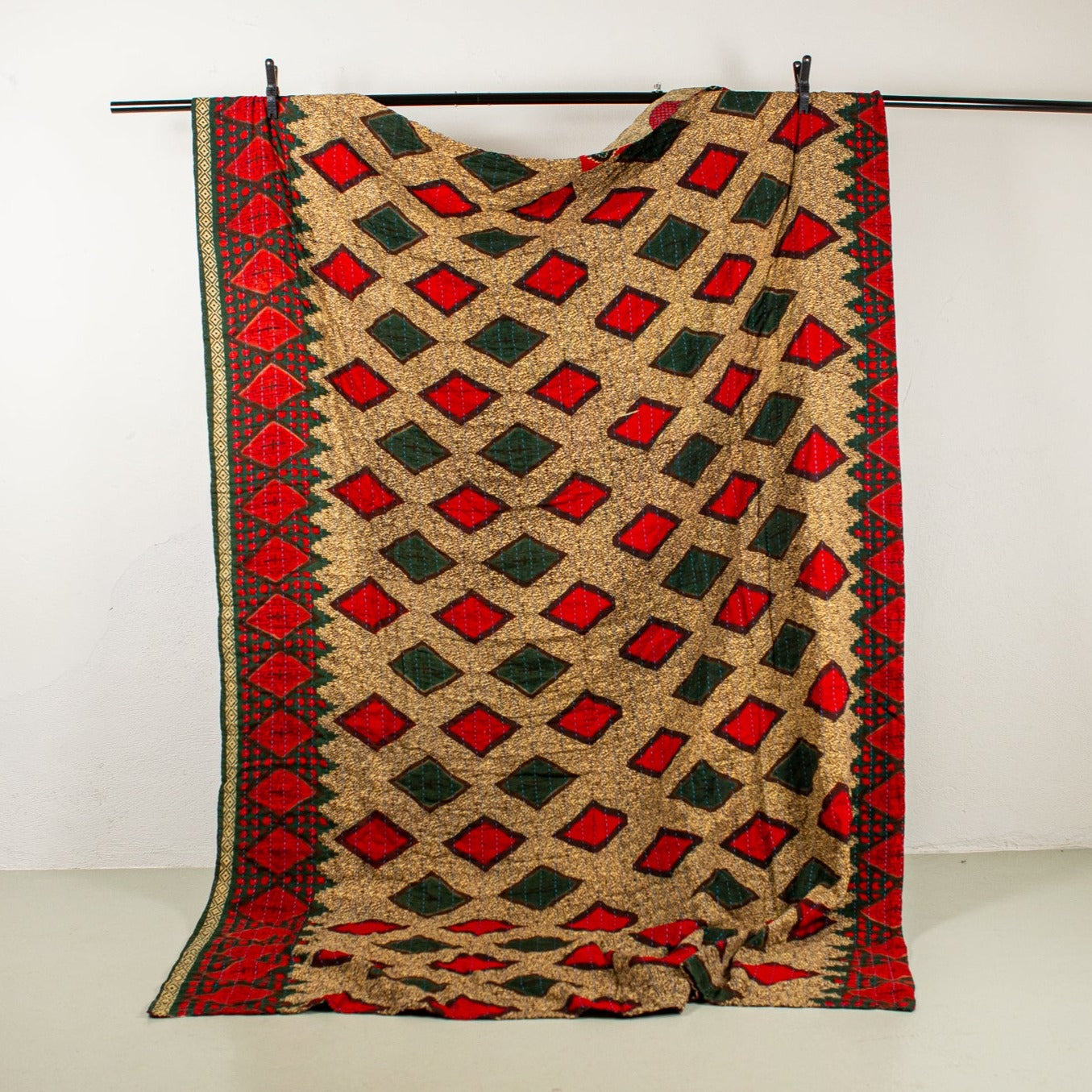 <tc>Cotton kantha blanket 140 x 200 cm</tc>