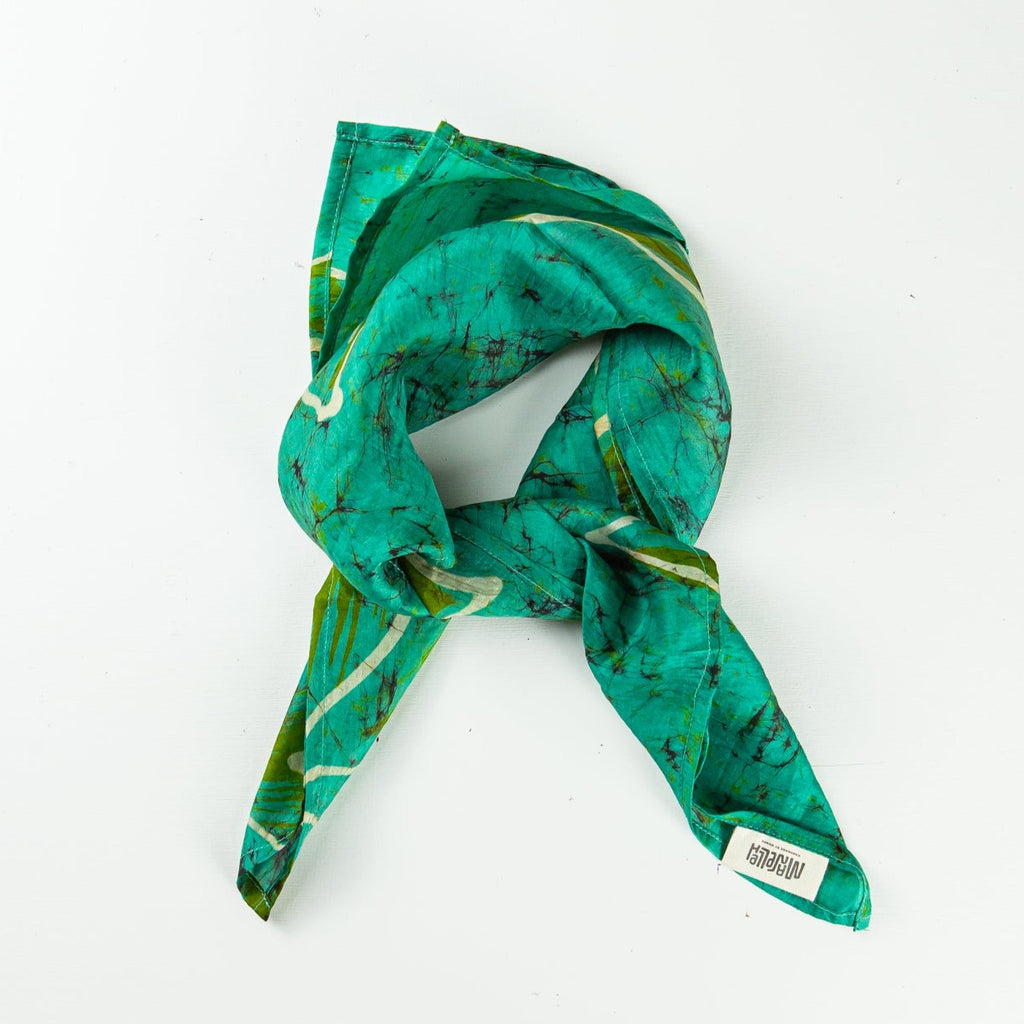 Silke-tørklæde 65 x 65