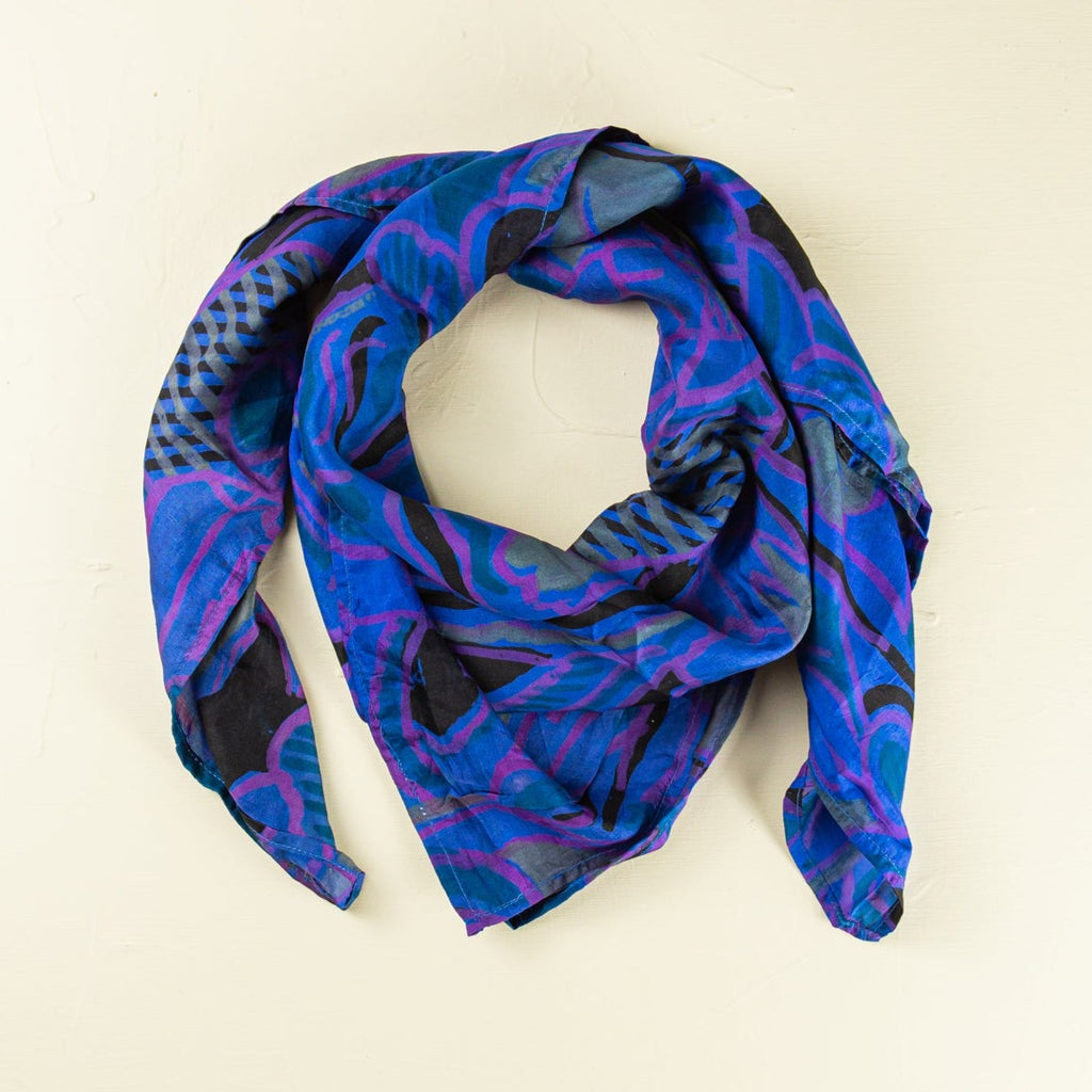 Silk scarf 100 x 100