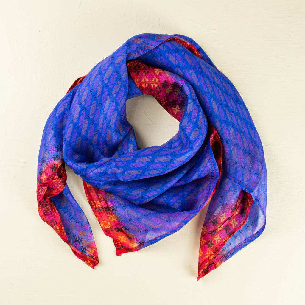 Silk scarf 100 x 100