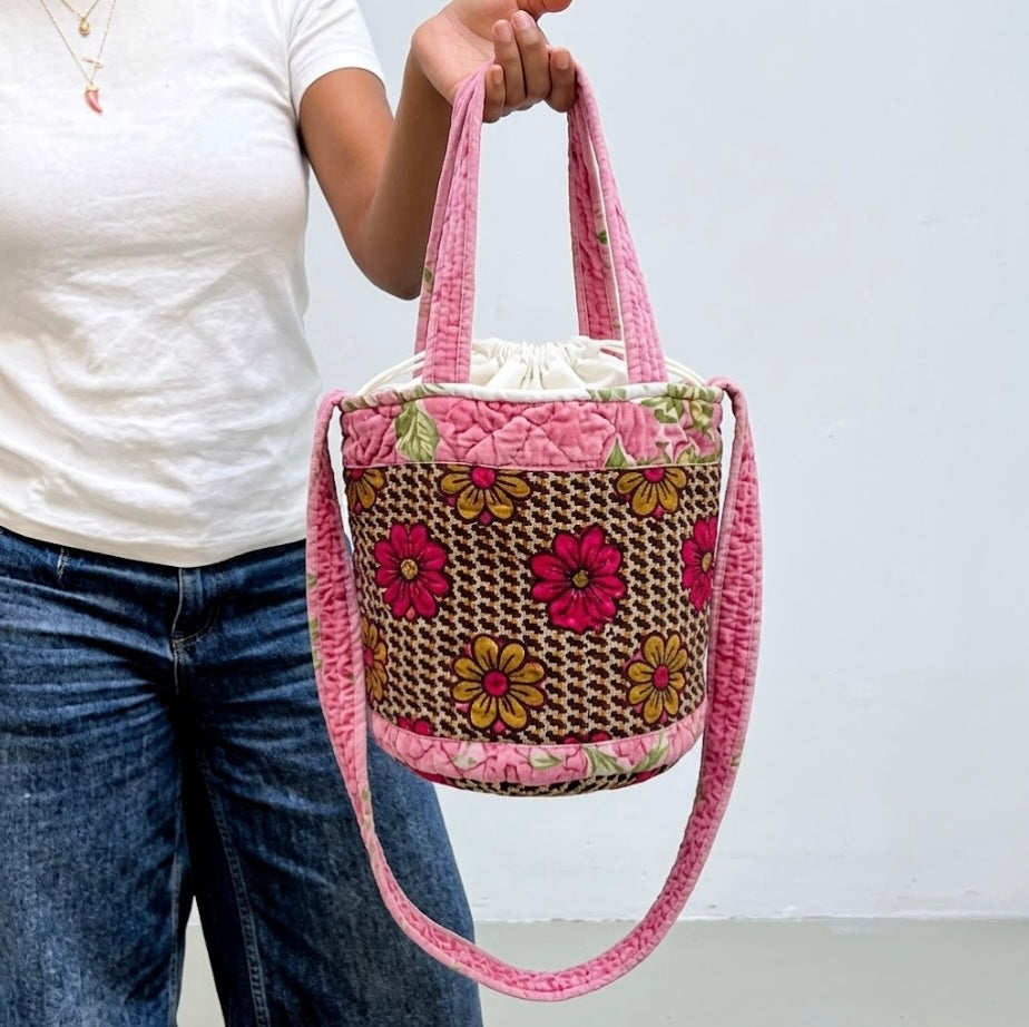 Cotton sari shopper