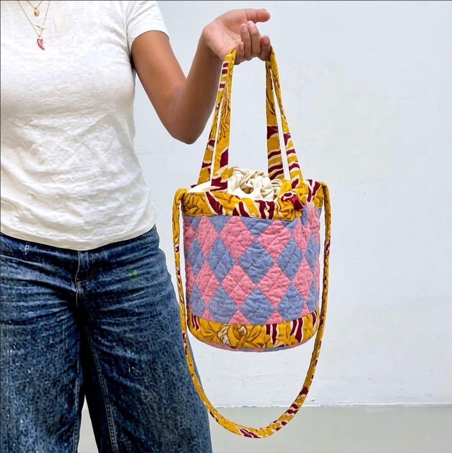 Cotton sari shopper