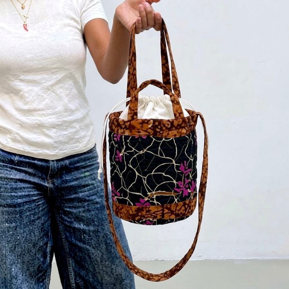 Cotton sari shopper