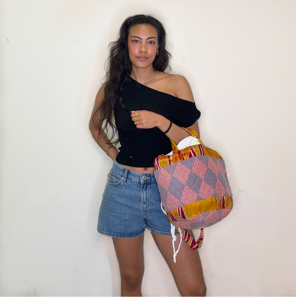 Sari bucket bag