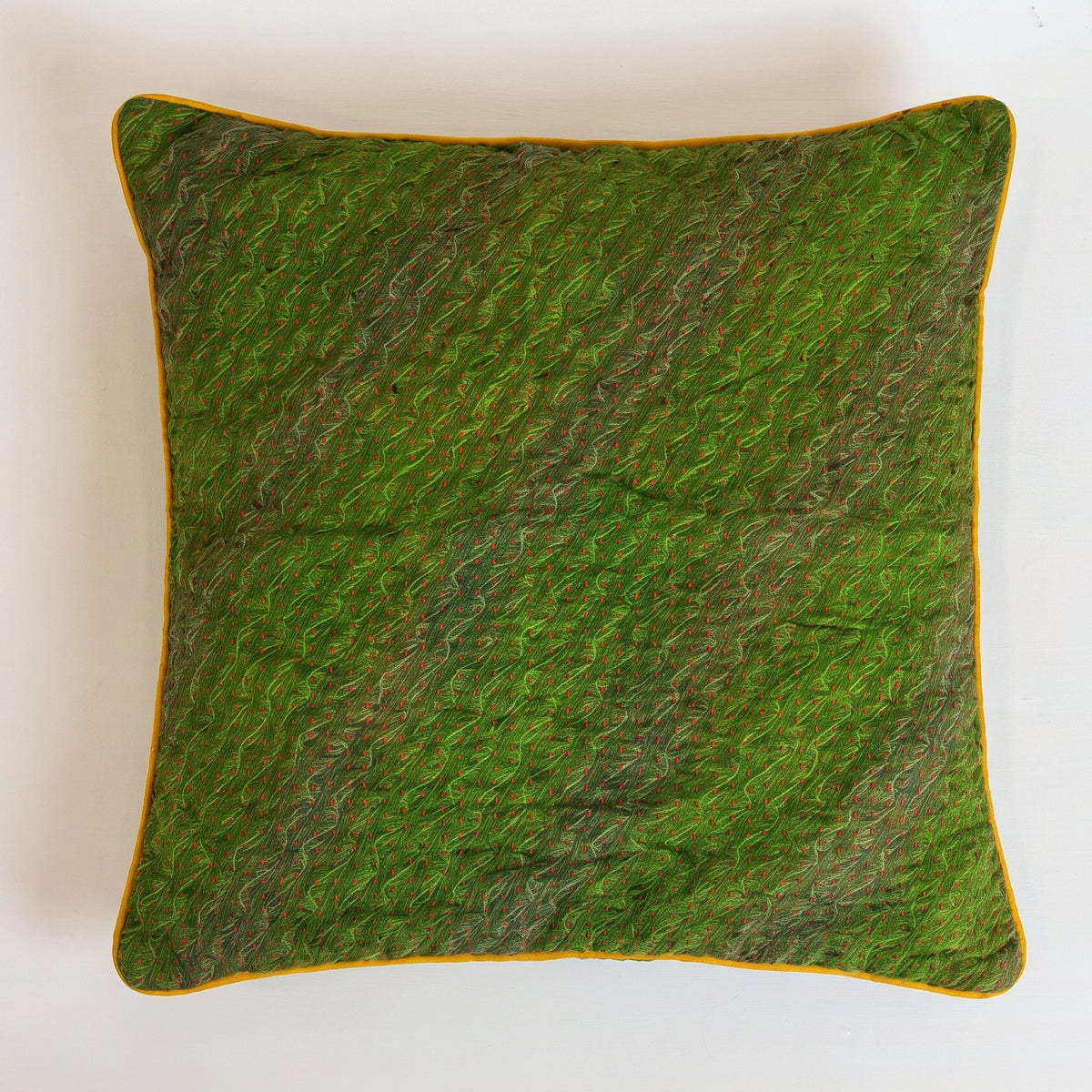 Unika kantha sari silkepude 60 x 60 cm