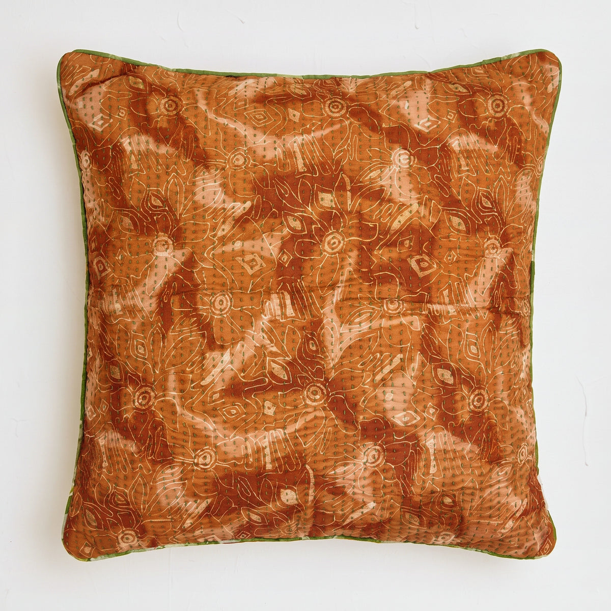 Unika kantha sari silkepude 60 x 60 cm