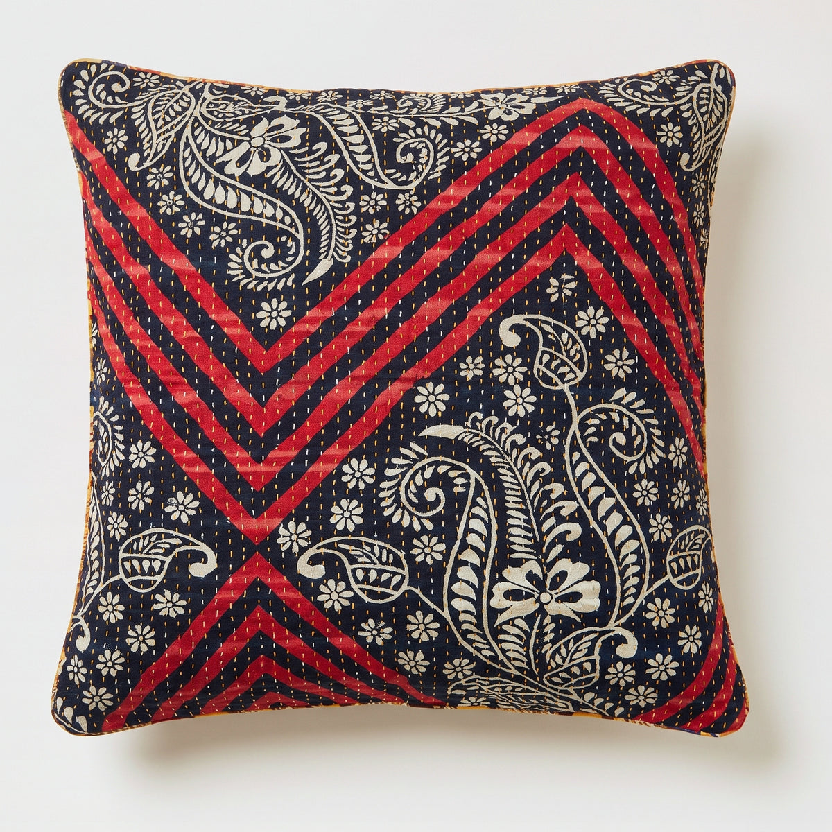 Unika kantha sari bomuldspude 60 x 60