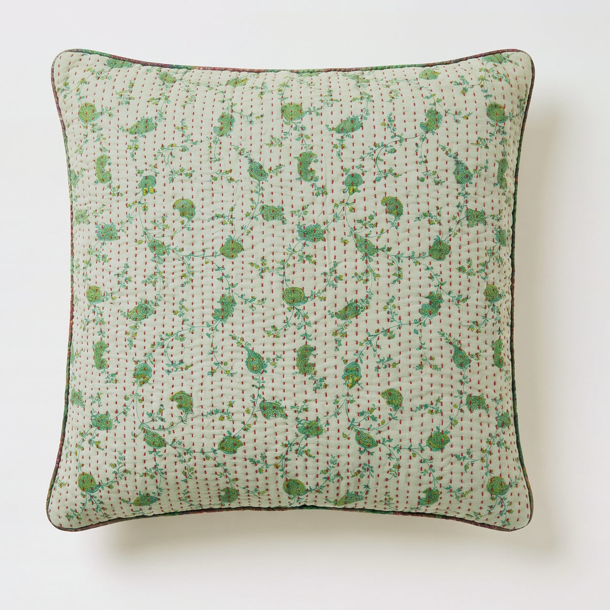 Unika kantha sari silkepude 60 x 60 cm