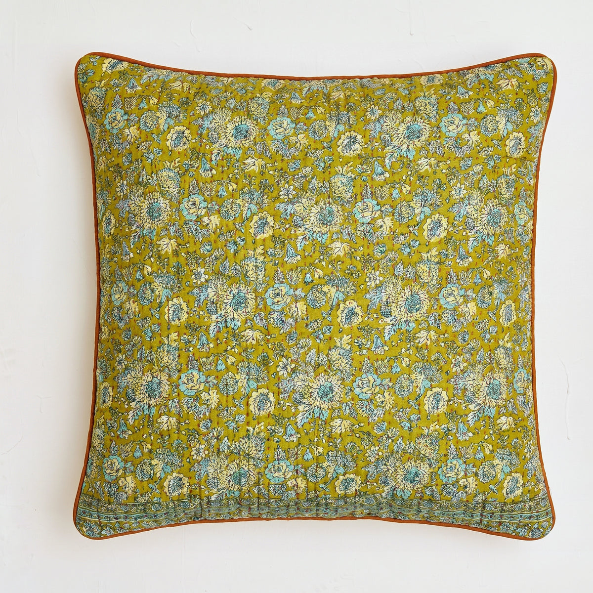 Unika kantha sari silkepude 60 x 60 cm