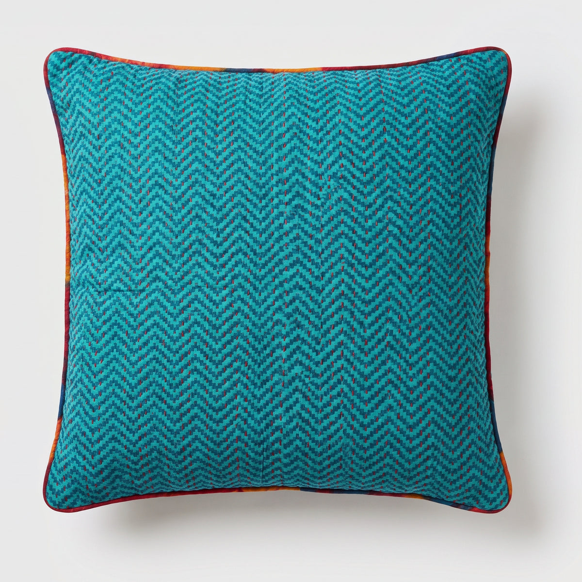Unika kantha sari silkepude 60 x 60 cm