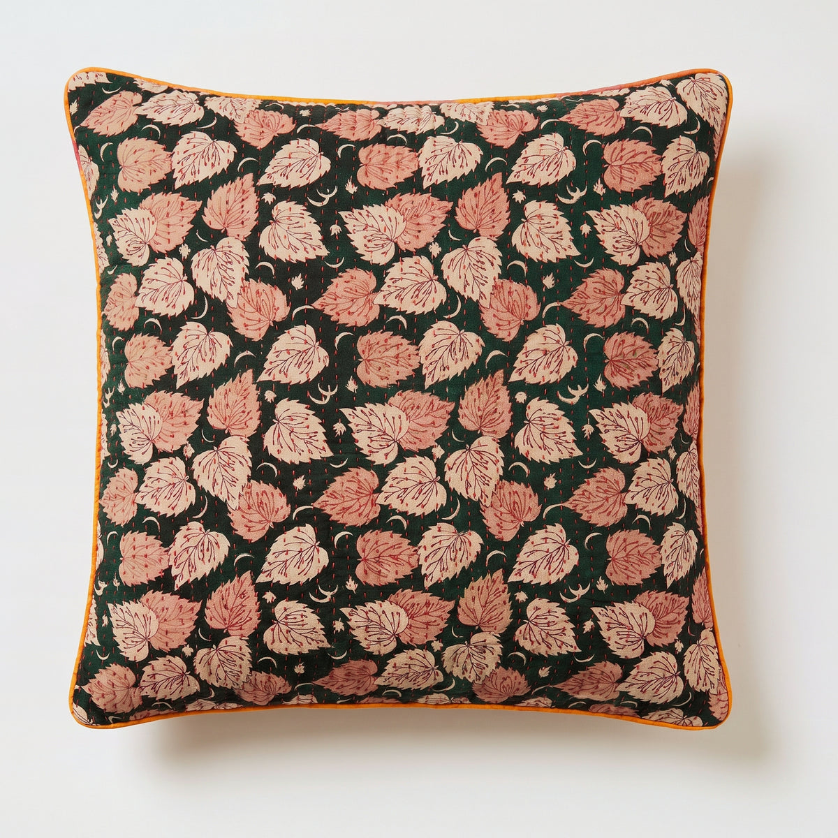 Unika kantha sari silkepude 60 x 60 cm