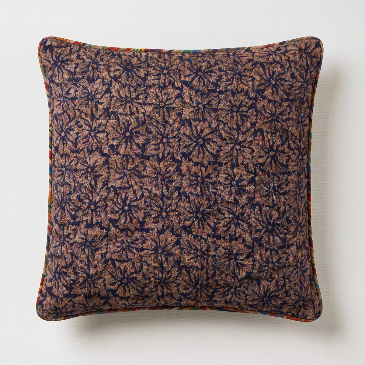 Unika kantha sari silkepude 60 x 60 cm