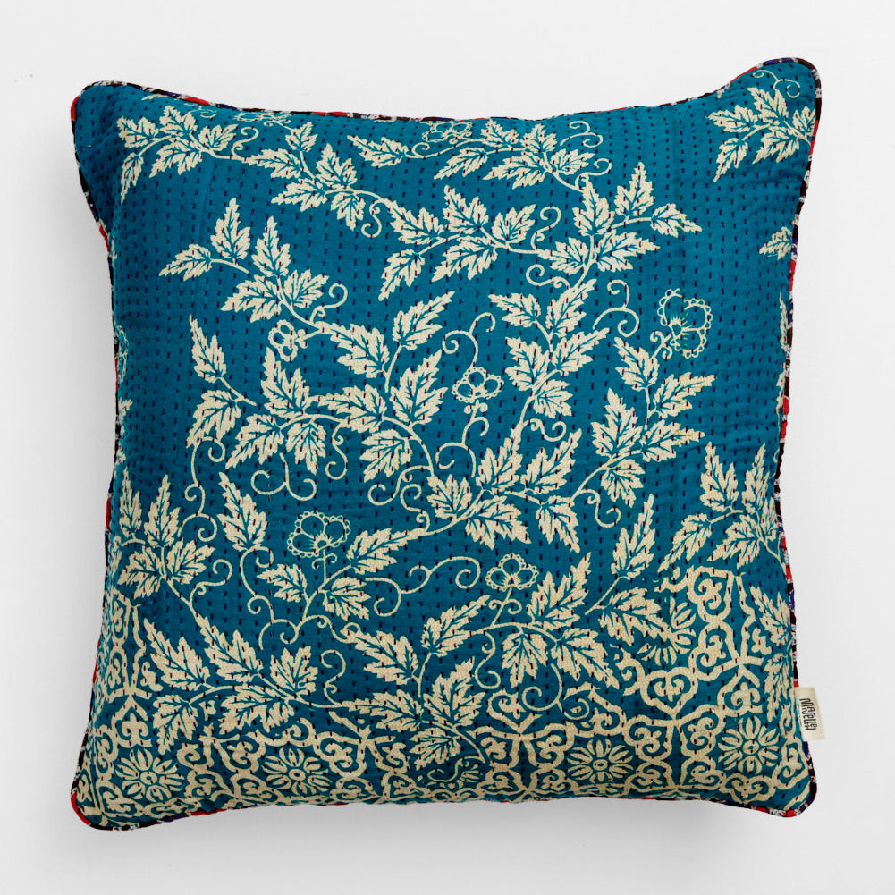 Unika kantha sari bomuldspude 60 x 60