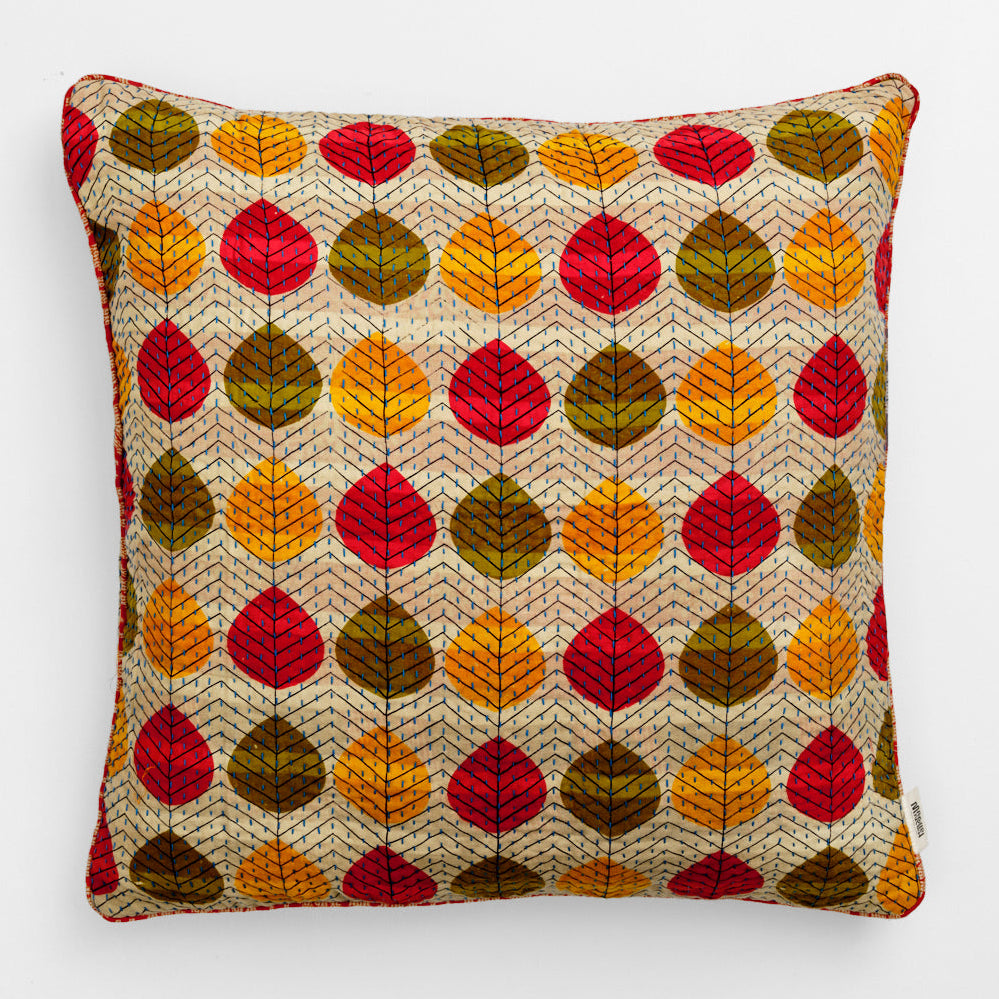 Unika kantha sari bomuldspude 60 x 60