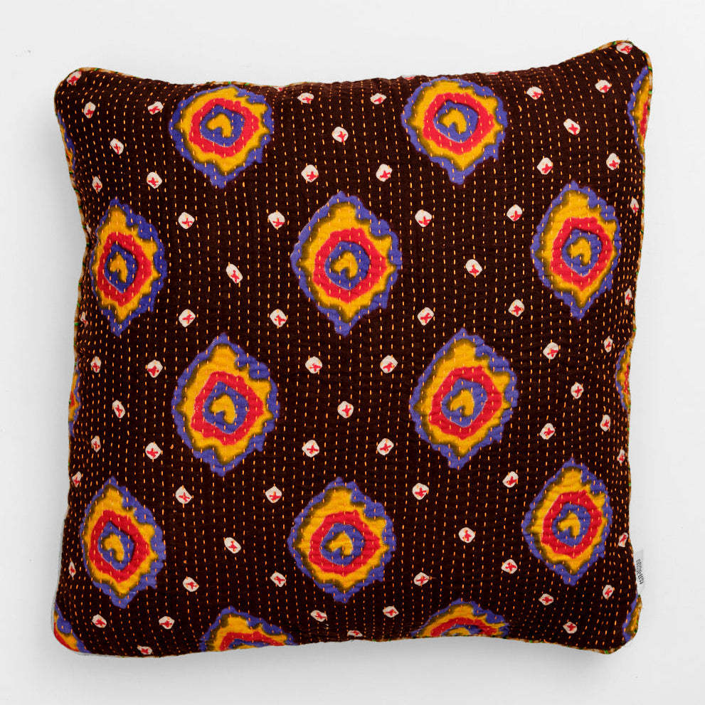Unika kantha sari bomuldspude 60 x 60