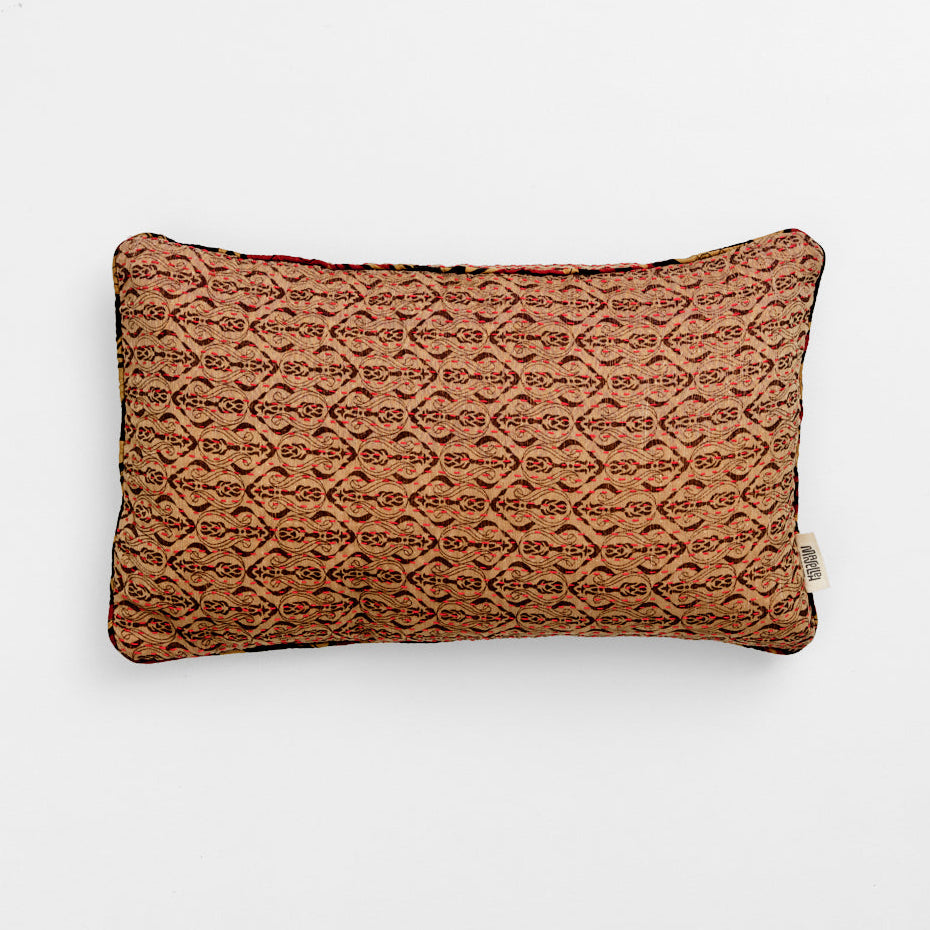Unika kantha sari silkepude 30 x 50 cm