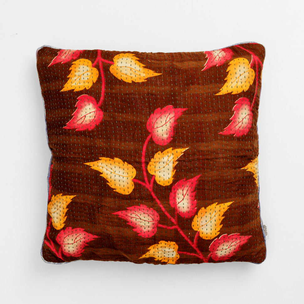Unika kantha sari bomuldspude 50 x 50