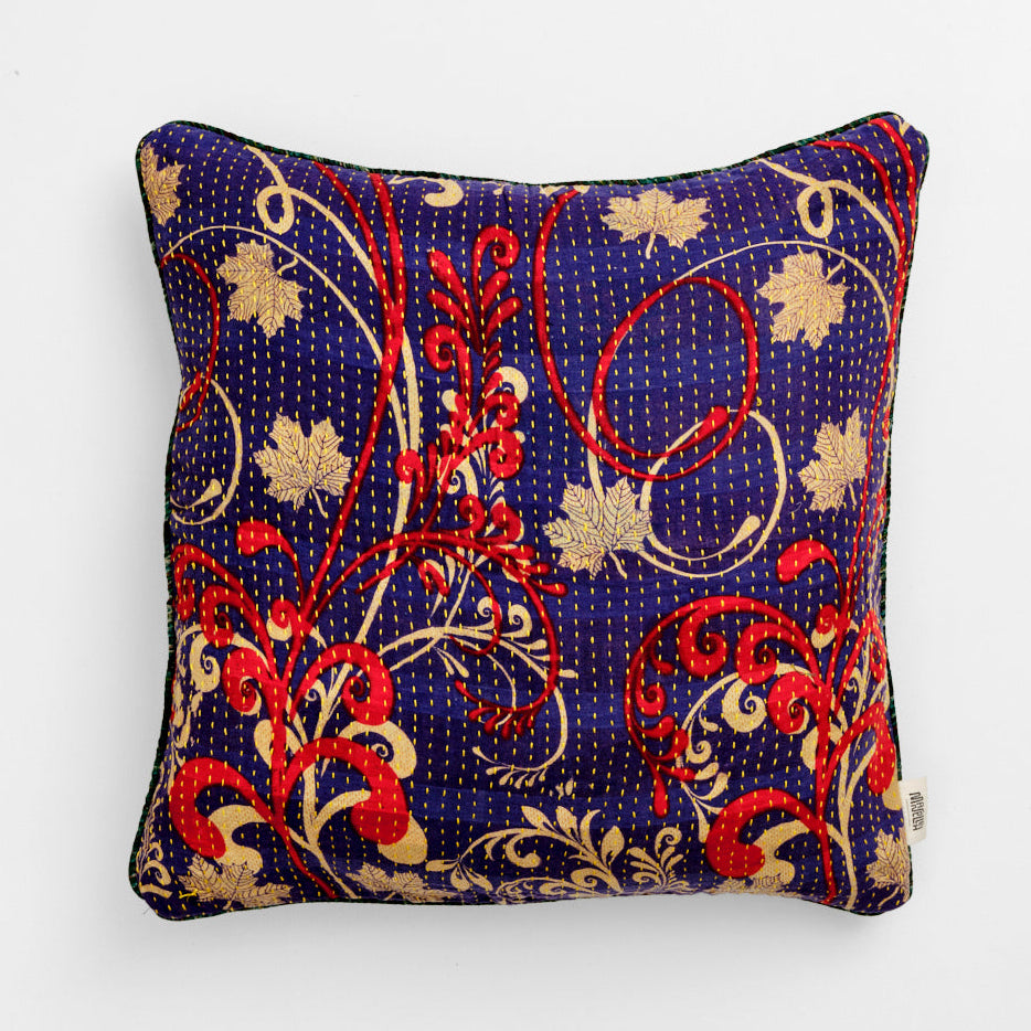 Unika kantha sari bomuldspude 50 x 50