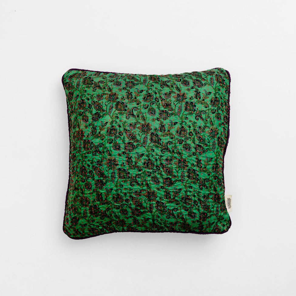 Unika kantha sari silkepude 40 x 40 cm