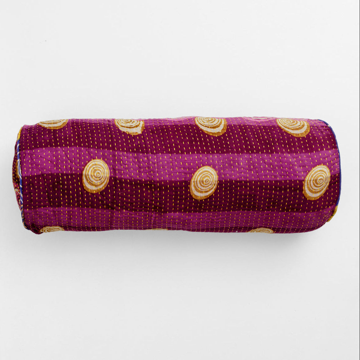 <tc>Unique kantha sari cotton pillow 60 x 60</tc>
