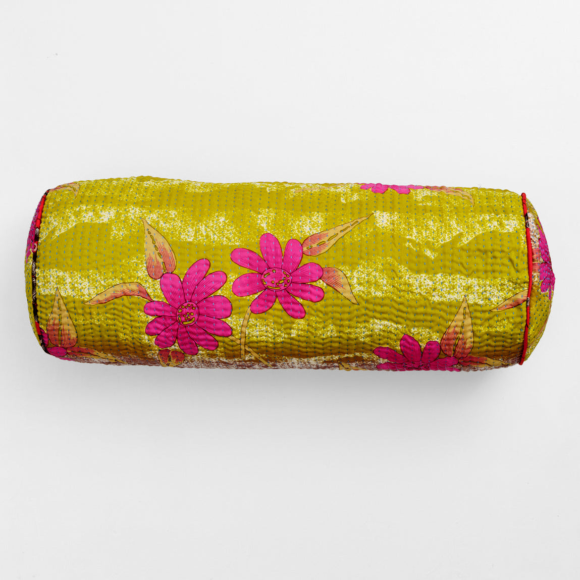 Unique kantha sari cotton pillow 60 x 60