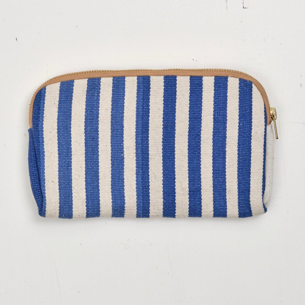 Clutch (blå/hvid stribet)