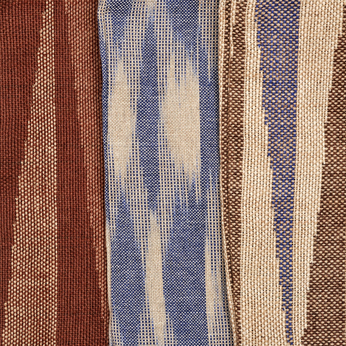Shopper (brun ikat jute)