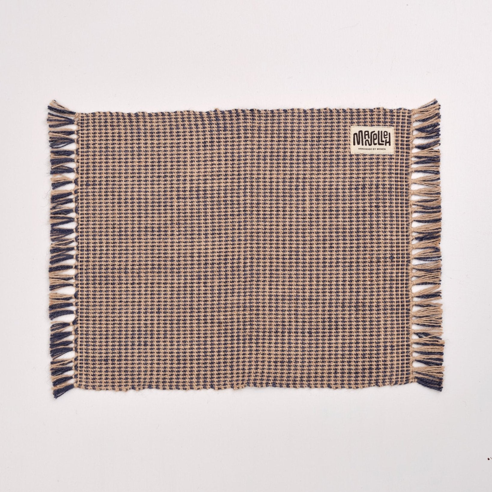 Placemat (jute/blue)